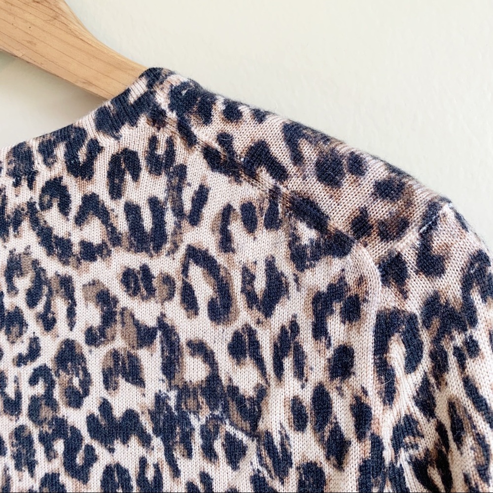 LORD & TAYLOR Leopard Cardigan 100% RELISTED - Picture 9 of 9